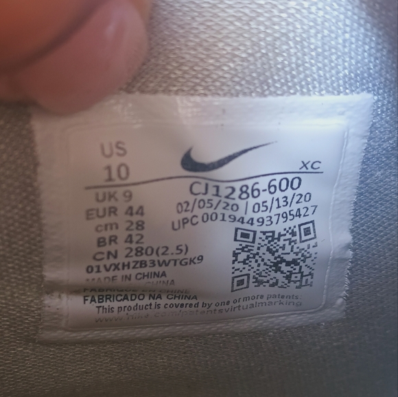 Nike Kyrie Irving Low Tie Dye Sneaker Shoes Men's Size 10 - Picture 8 of 8